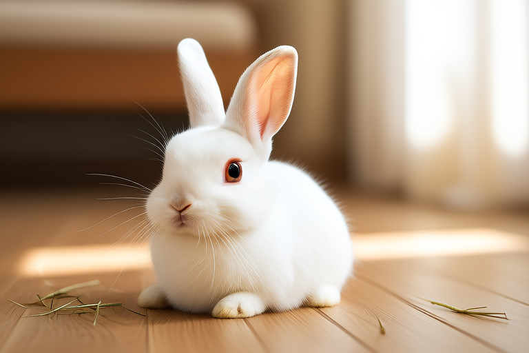 Meet the Eye-Catching Hotot Rabbit: A Must-Have for Any Rabbit Enthusiast