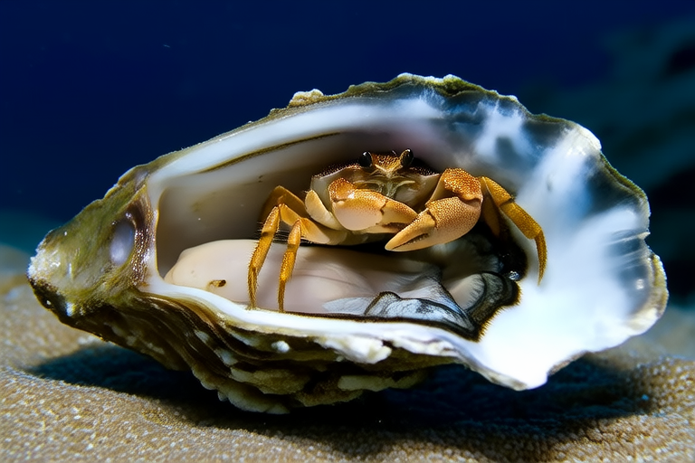 Pea Crabs: Nature’s Hidden Partners in Oyster Shells