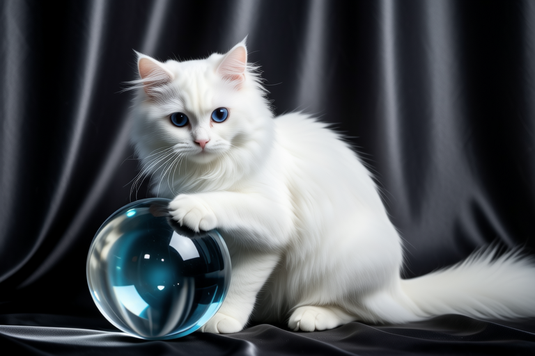 Pure White Beauty with a Twist: Exploring the Unique Coats of Turkish Anagoras